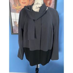 BOGO Preston & York 18  Gray & Black snap up jacket NWTS